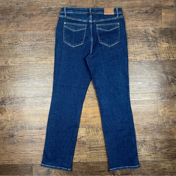 Judy Blue Blue Jeans Size 15/32 Straight Fit Dark Wash High Rise Stretch Denim - Picture 3 of 7